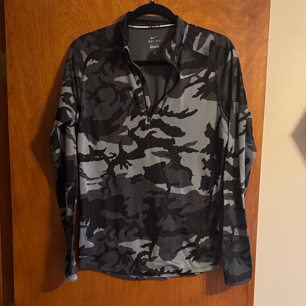 Nike Black and Gray Camo Pullover - Men’s